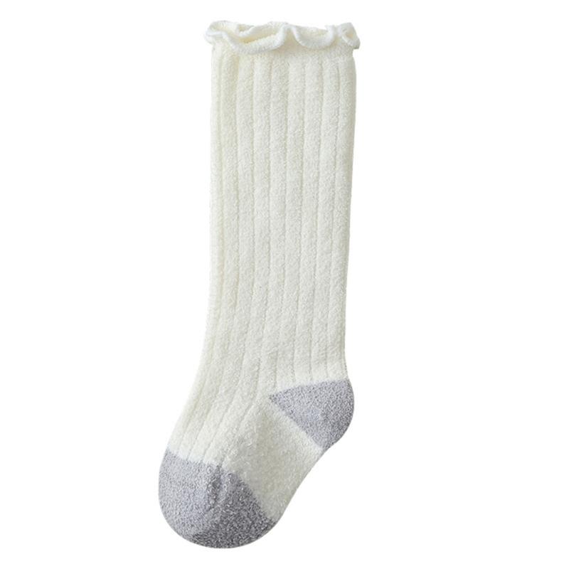 1 Pair Thick Knee High Socks Soft & Breathable Baby Warm Socks Long Stockings for Outdoor Activities, Family Gatherings