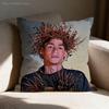 D-Dead P-Poets S-Society Pillow Case Print Polyester Fiber 40X40 cm Home Sofa Throw Cushion Cover Decoration