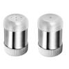 2 Stück Pfefferstreuer Spiegelpolieren Rostfreier Edelstahl Gewürzgewürzspender Shaker für Zuhause