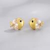Korean Style Cute Kissing Fish Earrings - Simple, Creative, and Childlike Design for Students