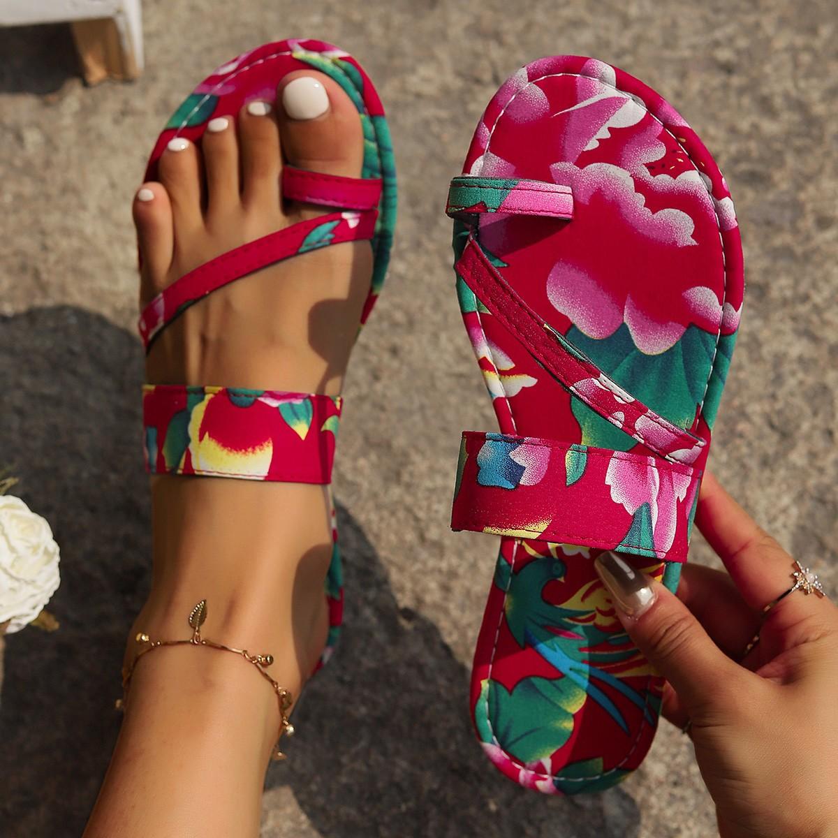 

Большой набор стильных тапочек с носками, женские туфли на плоском каблуке, с круглым носком, пляжные сандалии в римском стиле. 43