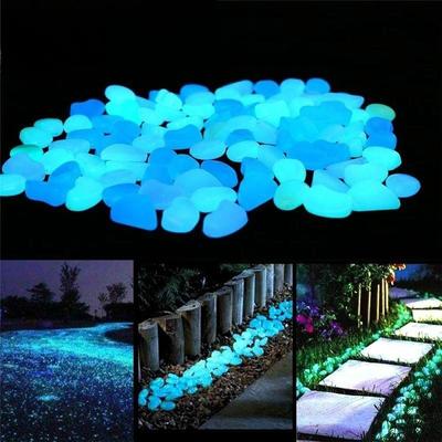 Luminous Stones Glow Glowing In The Dark Pebbles Stones Outdoor Walkways Home Garden Yard Decor Fish Tank Pebble Rocks