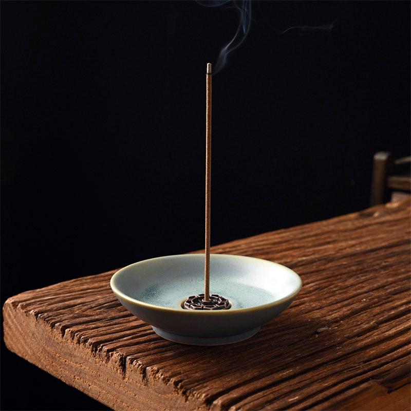 Colorful Small Ceramic Incense Holder for Sandalwood and Agarwood