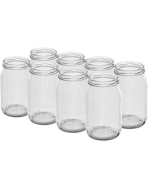 Glass jar for preserves 900ml 8 pcs