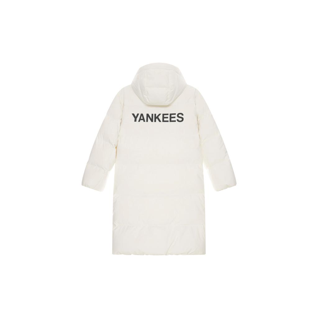New MLB New York Yankees Basic Collection FW24 Down Jacket Unisex Ivory 3ADJB1846-50CRS