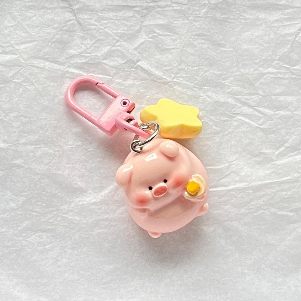 Pendant Powder Pig Keychain Cute Bag Pendant Fashion 3D Pink Pig Keychain