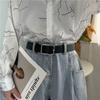 Modern And Stylish Korean Unisex Waist Belt Perfect For Jeans And Trendy Daily Outfits