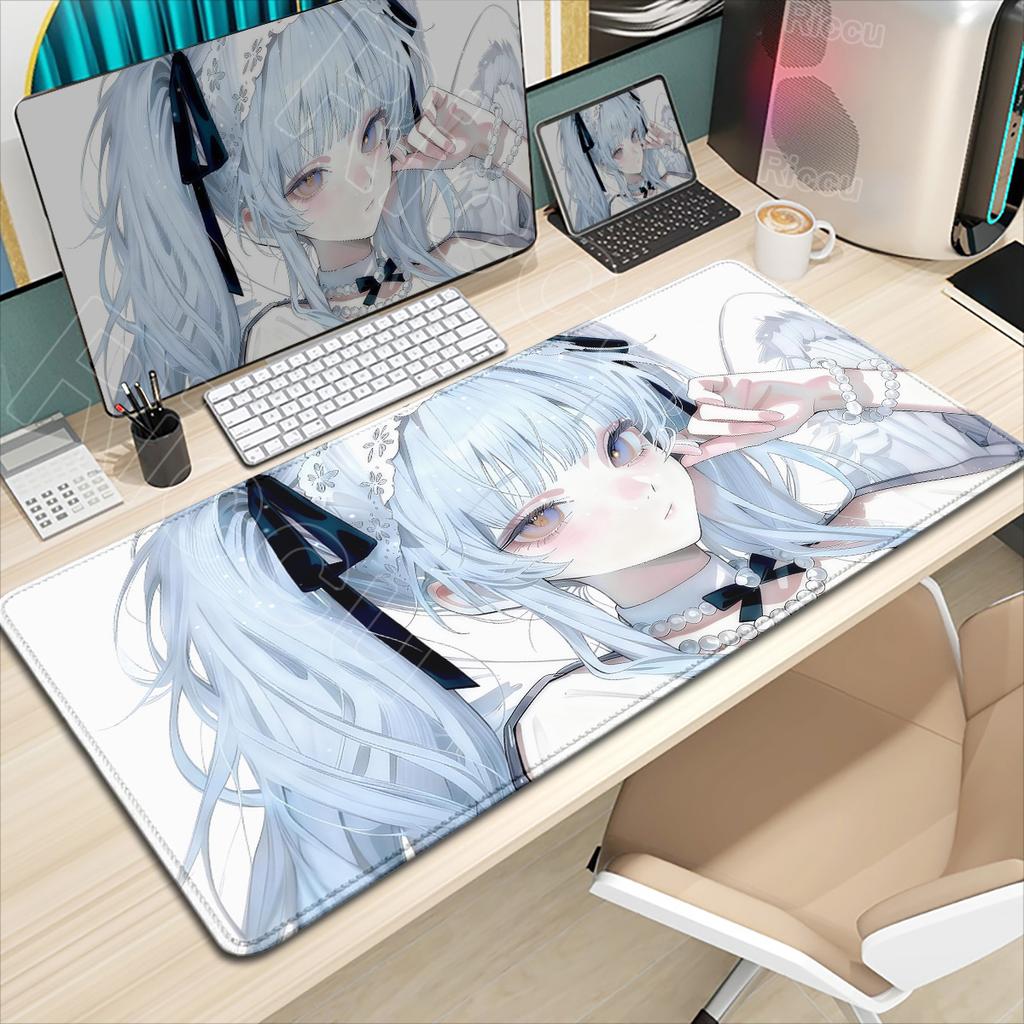 Pretty Anime Cute Angel Girls Mouse Pad Laptop Gaming Non-slip Desk Mat PC Kawaii Game Cabinet Mousepad XXL Keyboard Mats Carpet