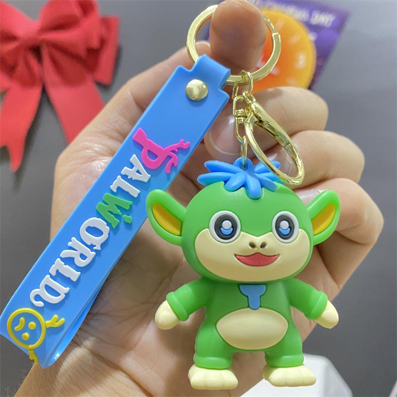 

Cartoon Palworld Game Keychain Cute Anime Figure Toys Game Peripheral Model Doll Bag Pendant PVC Keyring Jewelry Kids Gifts