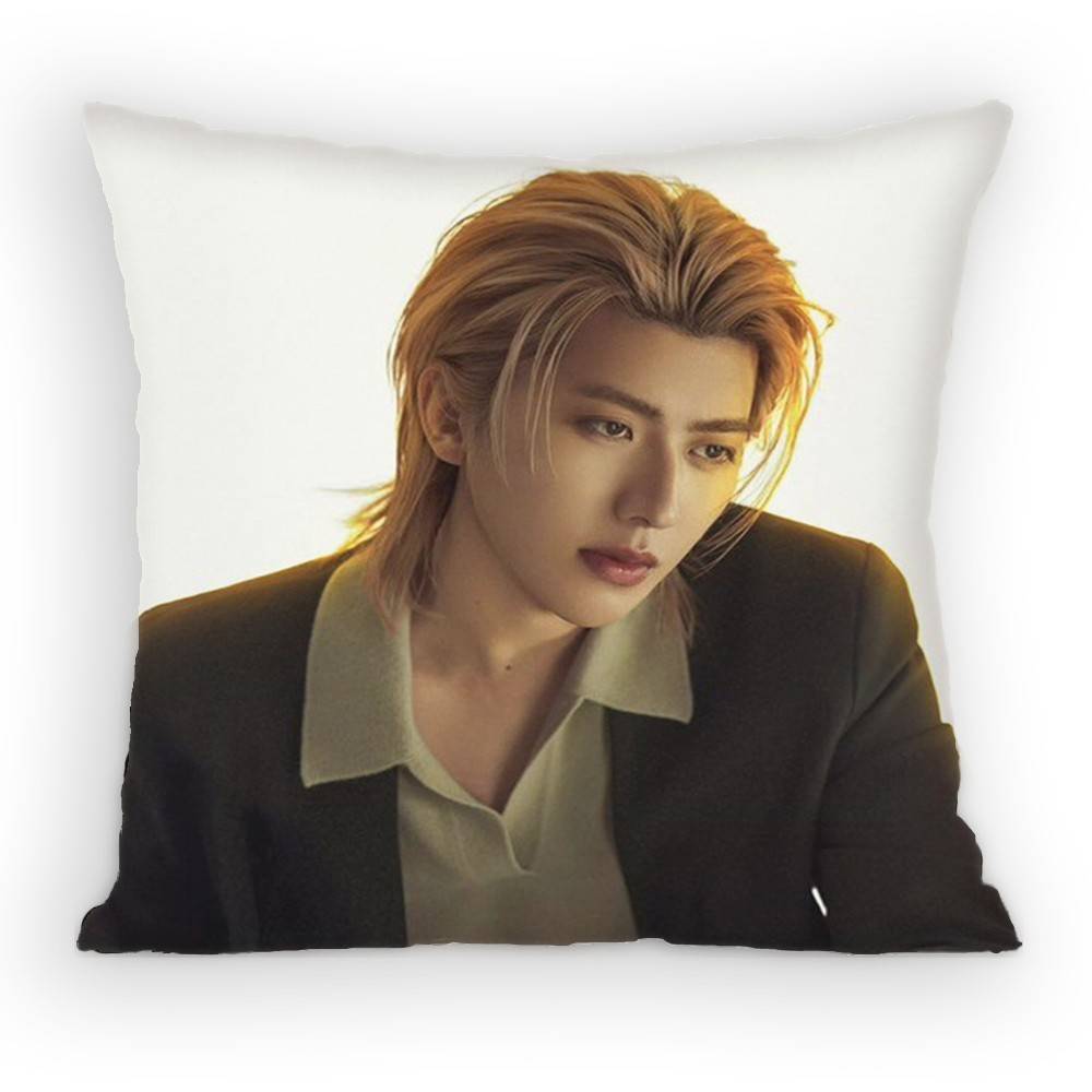 KUN Cai Deadman Pillow Case Sofa Living Room for Bedroom Car Headboard Backrest Cushion Square Cushion Nap Time