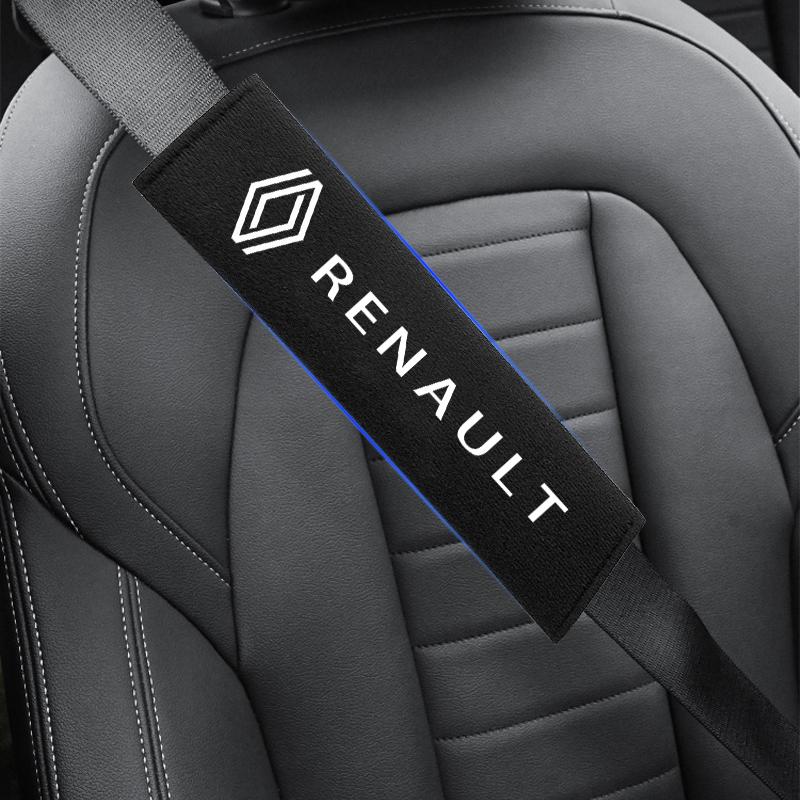 Car Seat Shoulder Belt Cover Protector Pad Auto Accessories For Renault DUSTER Megane 2 3 Clio 4 Captur Kadjar Fluence