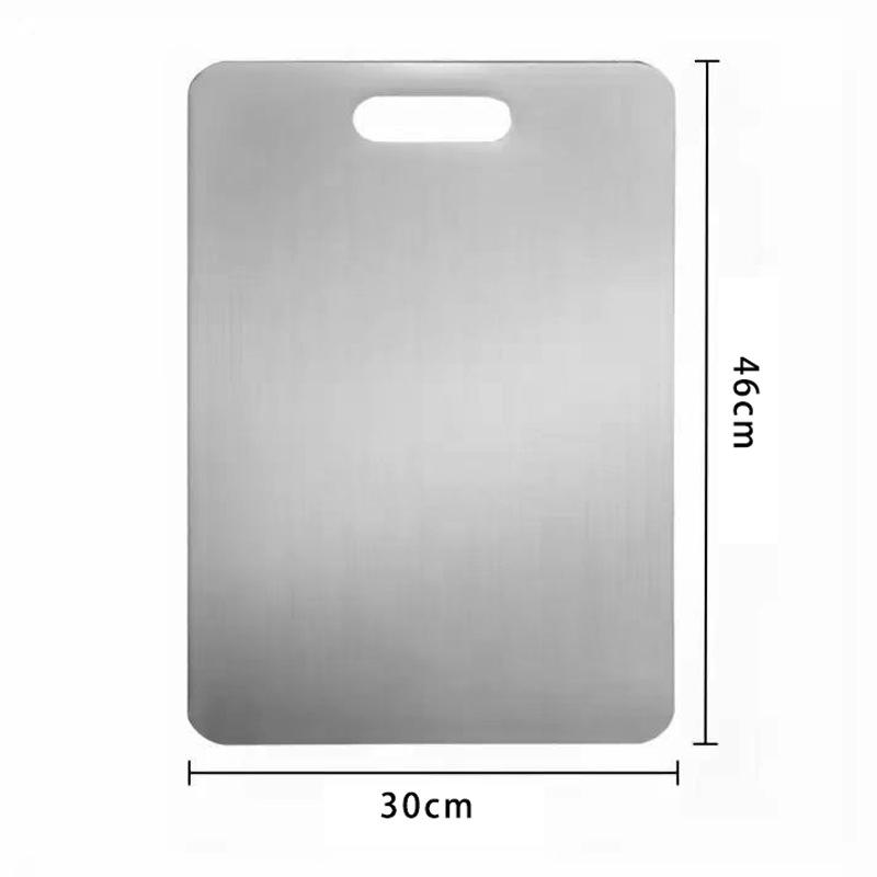 Stainless Steel Non-slip Thick Cutting Board - Large, Anti-mold, Needle Design for Household Use
