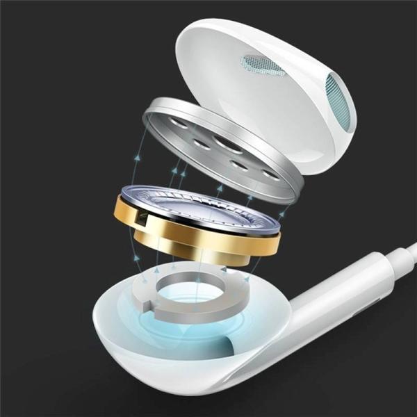 Usams Słuchawki Stereo Ep-22 Biały/White Hsep2201 Jack 3,5Mm