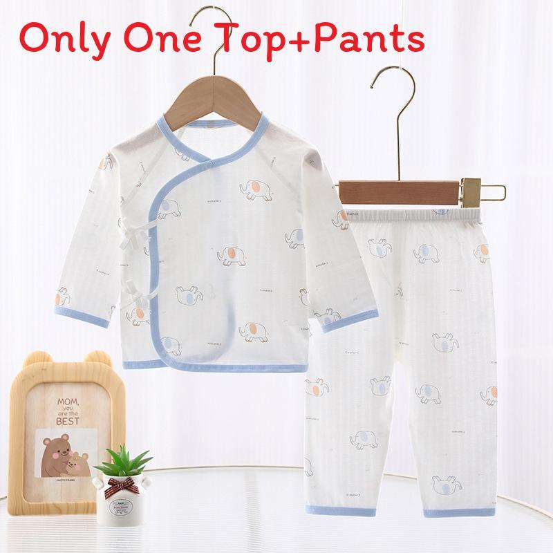 Baby Cotton Summer Set With Antibacterial Fabric For Newborns And Infants