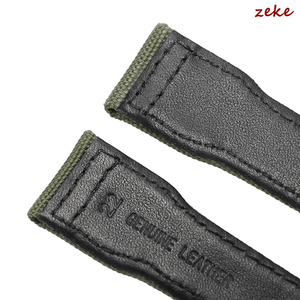 Nylon Canvas Watch Strap Cowhide Watchband 20mm 21mm 22mm for IWC Pilot Watchband Accessories for Military Watch Band Bracelets