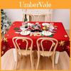 Christmas Cartoon Print Tablecloth With Polyester Fabric For Holiday Home Decor