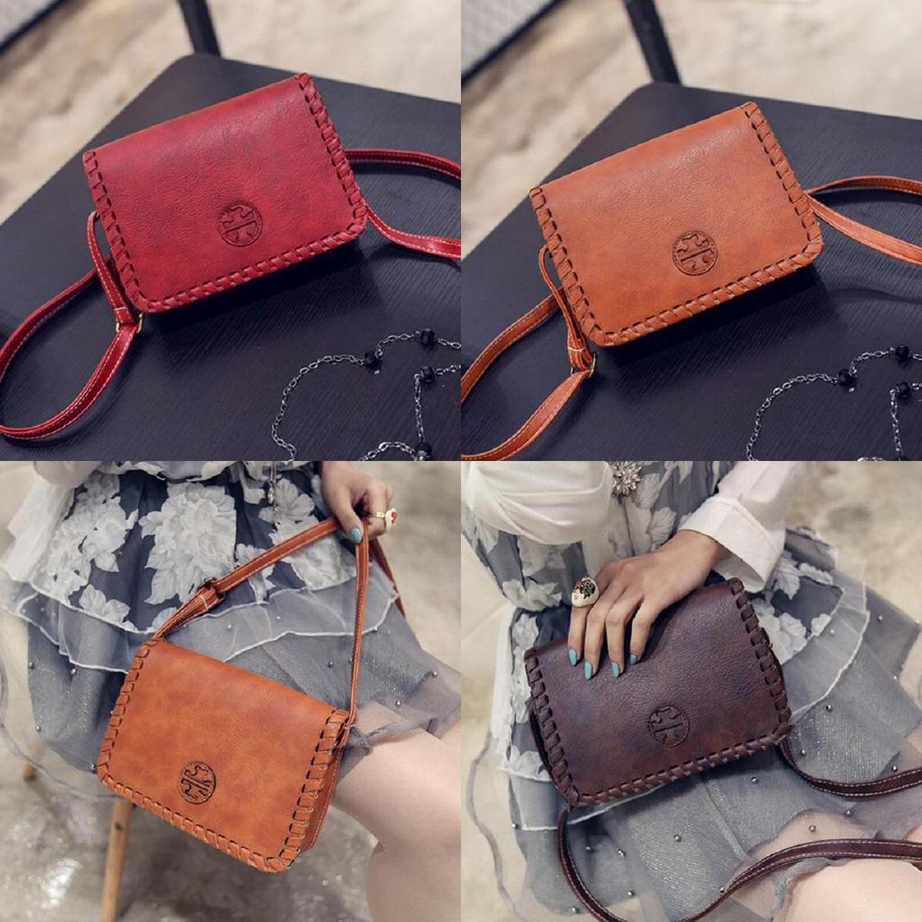 Chic Retro Pu Leather Mini Bag For Women With Stylish And Versatile Shoulder Strap