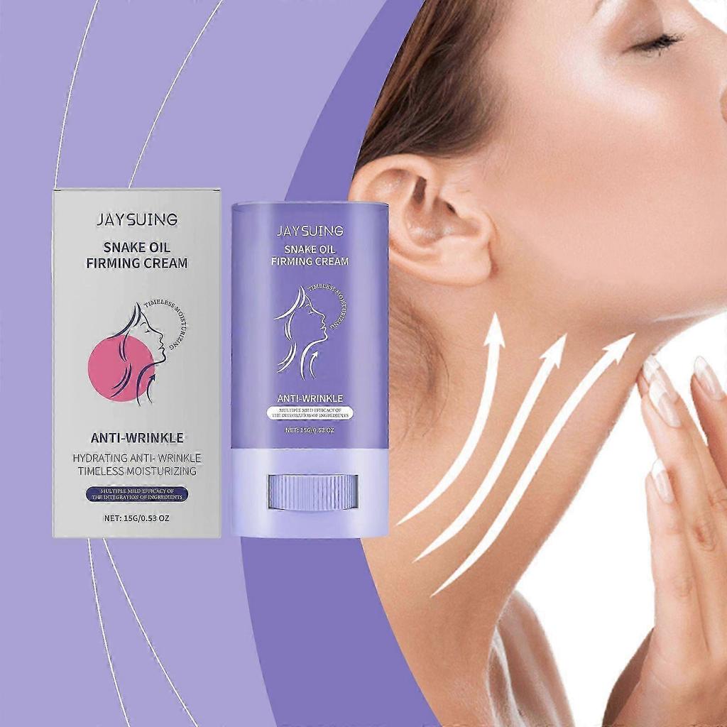 Neck Firming Stick, Lifting and Firming Neck Care Stick, Nourishing Moisturising Neck Cream for Saggy Skin, Anti-Wrinkle, Moisture Erase, Fine Lines