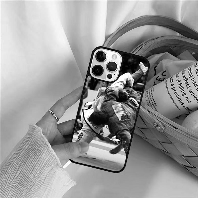 sport Martial Art MMA Fight Jiu Jitsu Phone Case For iPhone 17 Air 16 15 14 11 12 13 Pro  MAX Plus coque Cover Shell