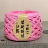100M/Roll Washable Japanese Plant Raffia Straw Thread Hand-Woven Bag Summer Knitted Hat Hook Crochet Line DIY Eco Friendly