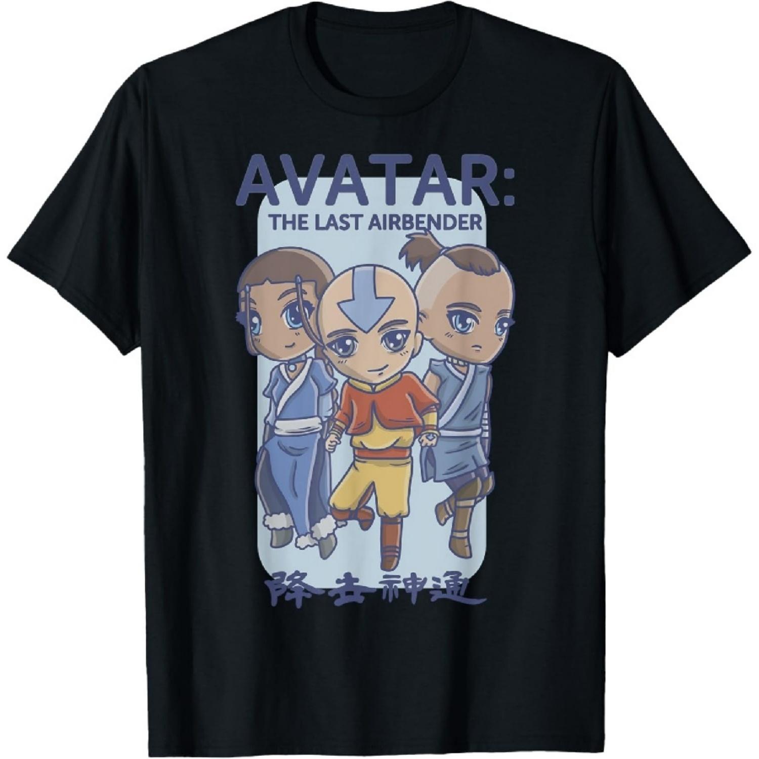 Футболка Nickelodeon Аватар: Легенда об Аанге Чиби Группа XXXXXL чёрный