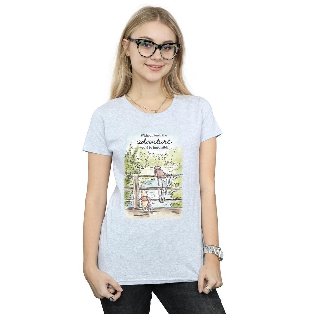 Disney Womens/Ladies Winnie The Pooh Adventure Cotton T-Shirt