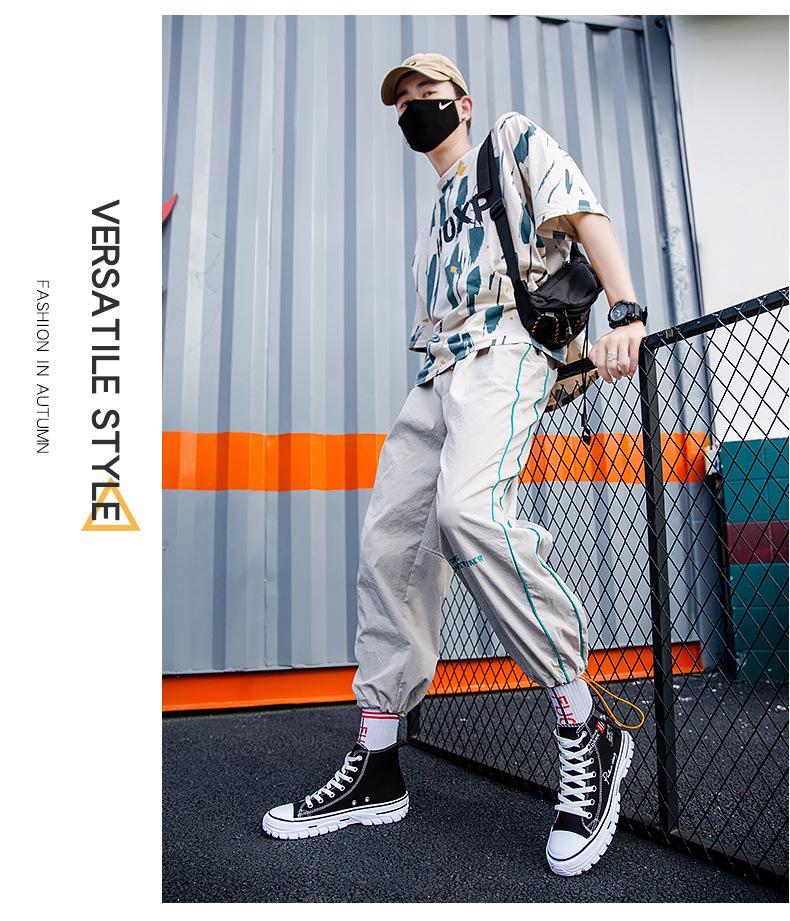 2025 Herren High-Top Atmungsaktive Canvas-Sneaker: Hongkong & Koreanischer Stil Lässige Skateschuhe