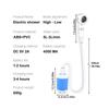 Electric Shower Pump Rechargeable Outdoor Camping Shower Portable Outdoor Shower Head Sprayer for Hiking Car Wash Pet Cleaning