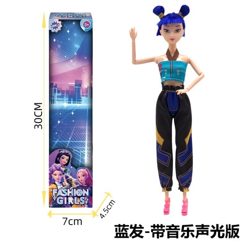 K-POP Dämonenjägerin Mädchengruppe Simulationspuppe Hanliu Mimila Zoe Vinylpuppe Mädchen Neues Spielzeug