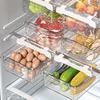 Sliding Kitchen Storage Box Stackable Egg Container Fruit Preservation Organizer  Kitchen