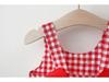 Girls' Plaid Cotton Sundress - 2022 Summer Edition