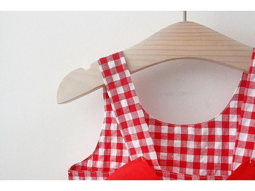 Girls' Plaid Cotton Sundress - 2022 Summer Edition