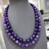 10Mm Natural Amethyst Large Particle Double-Layer Removable Necklace Sweater Chain Knotted, A Variety Of Ways To Wear