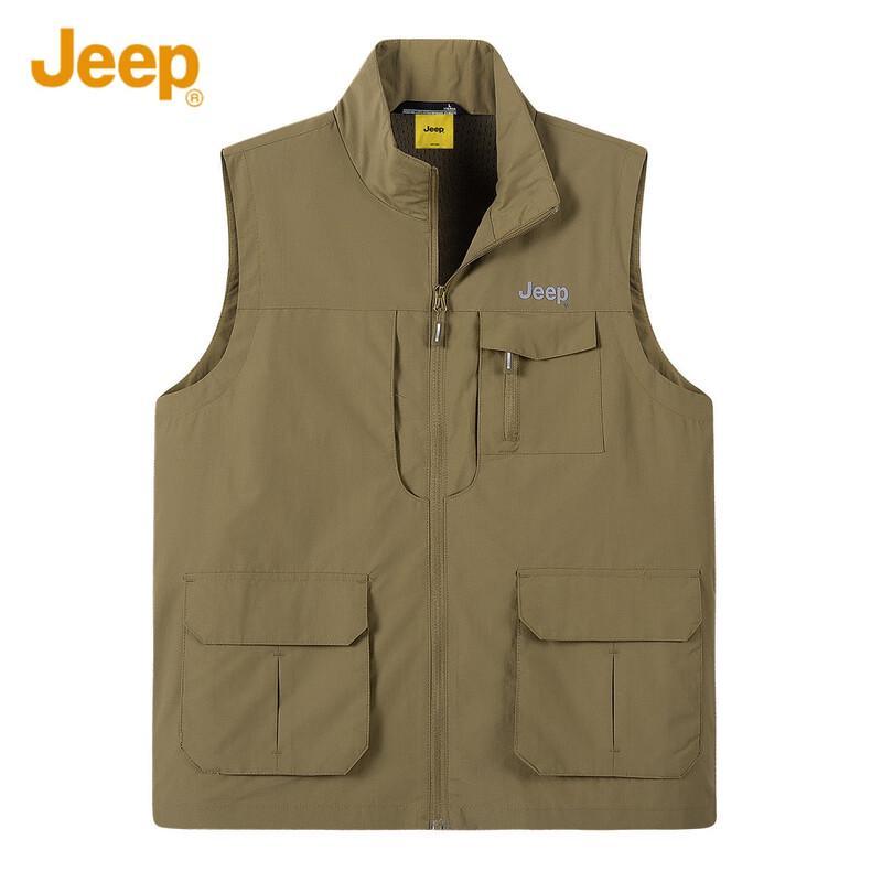 JEEP Men's Multi-Pocket Outdoor Vest