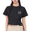 MLB T Shirts Women's Black Crew Neck 3FTSM0153-50BKS