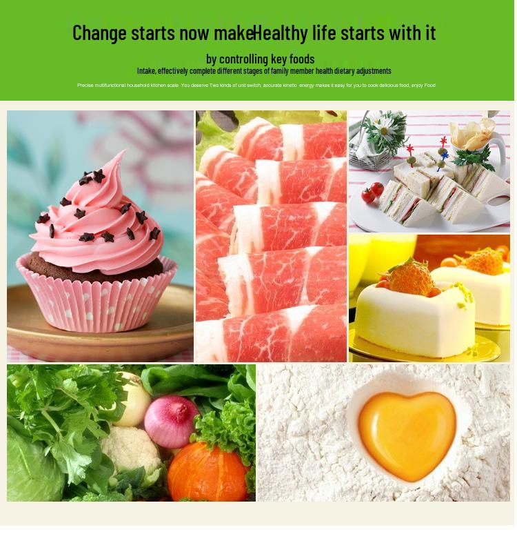 TS500 Express Electronic Kitchen and Baking Scale: Precise Household Food Gram Scale