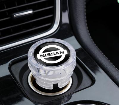 Car Cigarette Lighter Cover Dustproof Decoration Cap For Qashqai Versa Leaf Sentra Pulsar Xterra X-trail Nismo Accessory