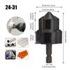 6.35mm Hexagonal Shank Alloy Drill Bit Water Pipe Expansion Drill Punch Plumber Lifting Drill Bit Hexagonal Drill Bits