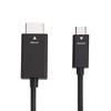 Amazon Basics To HDMI Cable Premium Thunderbolt 3 Black USB-C Adapter, Aluminum, Compatible, 4K@60Hz, 0.9m,
