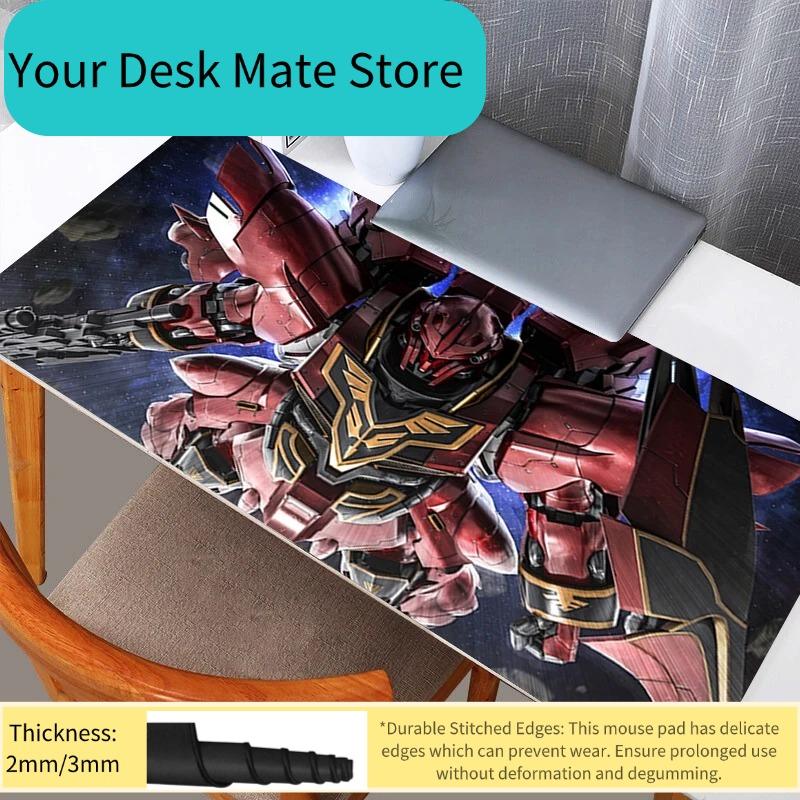 Mouse Pads Gundam Large Gaming Mouse Pad Anime PC Computer Gamer Desk Mat for CS GO LOL XXL Laptop Kawaii Mousepad