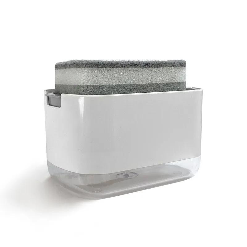 

Кухонный дозатор для мыла Дозатор для жидкого мыла моющее средство Большой емкости дозатор для мыльницы Аксессуары для ванной комнаты Раковина для мытья посуды пена белый