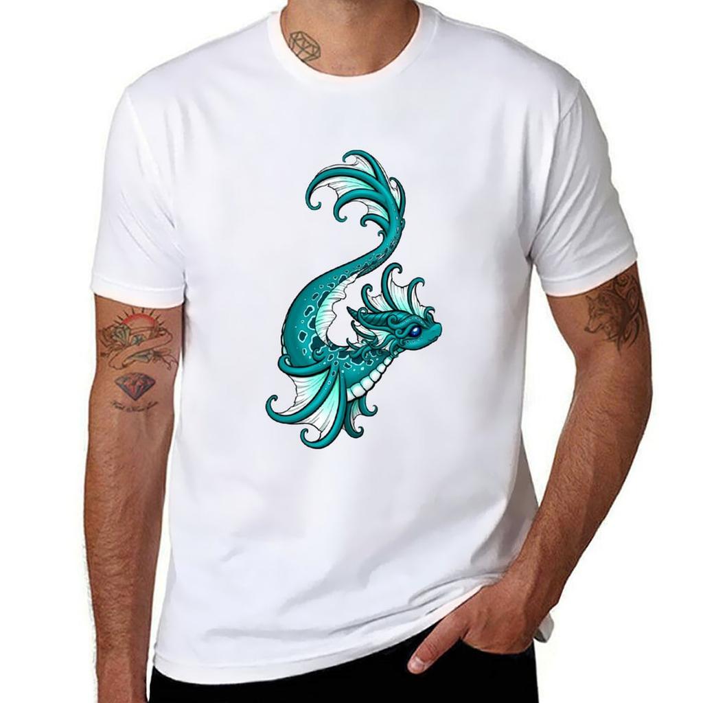 T Shirts Cotton Man Shirts T-Shirt for Man Funny Graphic Water for Pack T Dragon