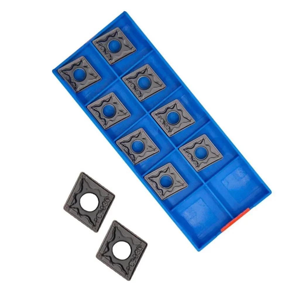 10ks Soustružnické břitové destičky CNMG120408-HM Destičky Přerušovaný řez a kontinuální obrábění Karbidové destičky Nástroje Příslušenství