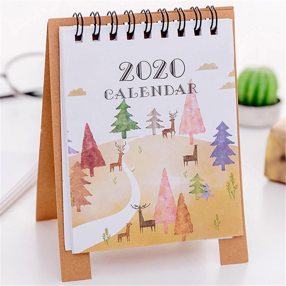 C 2020 Cartoon Desk Calendar Desktop Memo for Home Office School New Year Decoration C 2020 Cartoon Desk Calendar Desktop Memo for Home Office School New Year Decoration