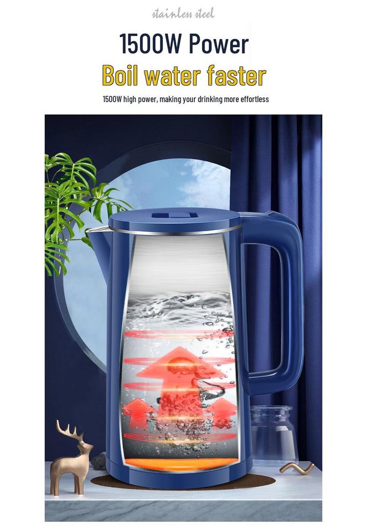 Positive Hemisphere Stainless Steel Electric Kettle: Auto-Off, Thermal Insulation, Household Electric Water Boiler