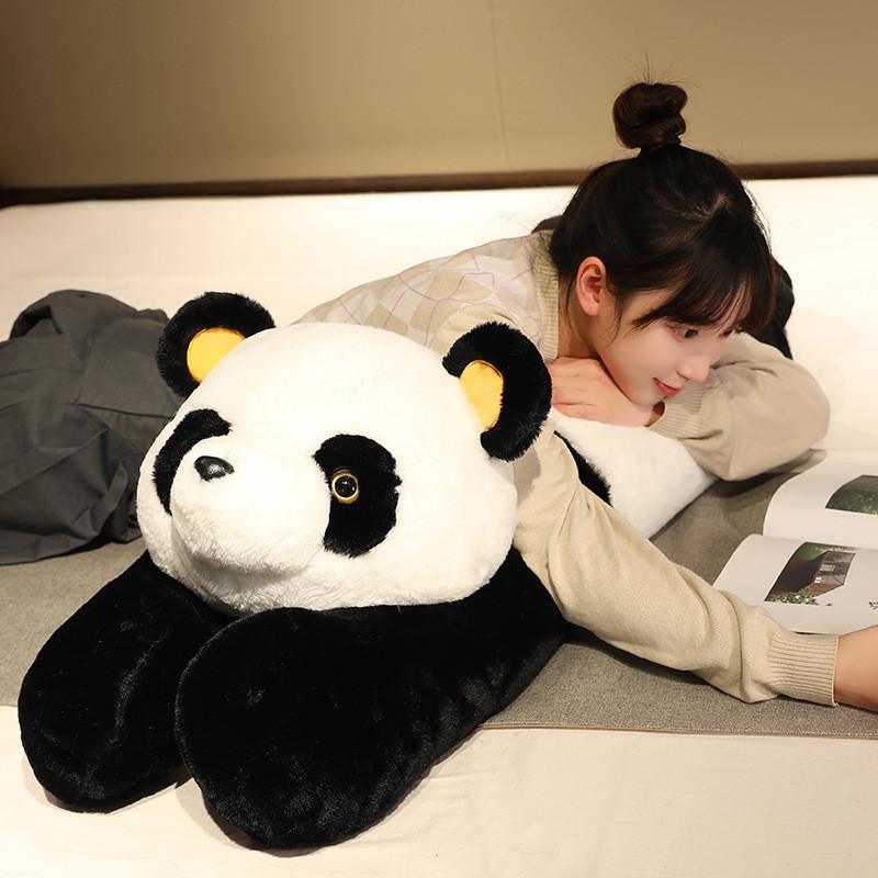 Adorable Giant Panda Plush Toy Soft Stuffed Animal Doll Perfect Birthday Gift Pillow Cuddle Toy For Girls