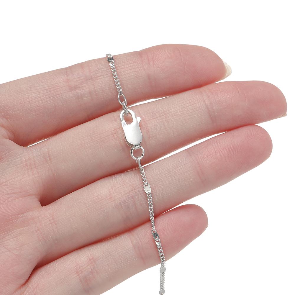 2Sets 925 Sterling Silver Spring Lobster Clasps Hooks Claw with Jump Rings for Jewelry Making Findings Making Accessories