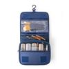 Large Capacity Foldable Portable Travel Toiletry Bag Hanging Organizer with Multiple Compartments for Cosmetics and Accessories Storage