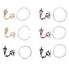 Pack of 2 Portable Miniature Simulation Wall Lamps Craft Supplies for Dollhouses and Sand Table Household Decoration
