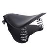 Motorcycle Solo Seat with Spring Bracket Kit Faux Leather Strong Support Universal Fit for Retro